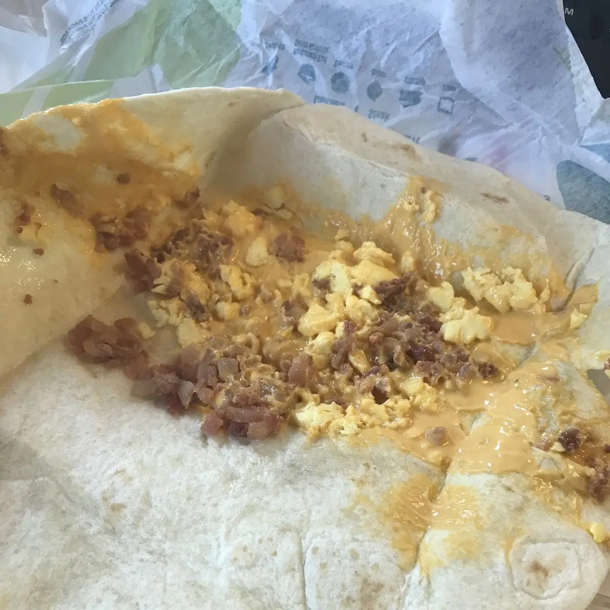 Bacon Breakfast Burrito
