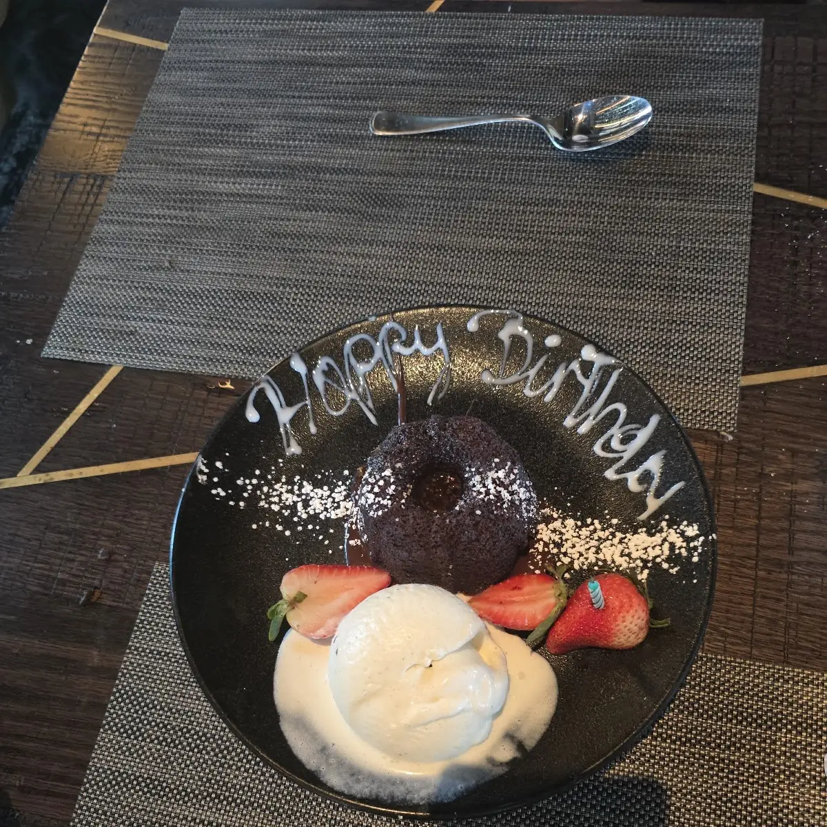 Chocolate Lava Cake with Ice Cream