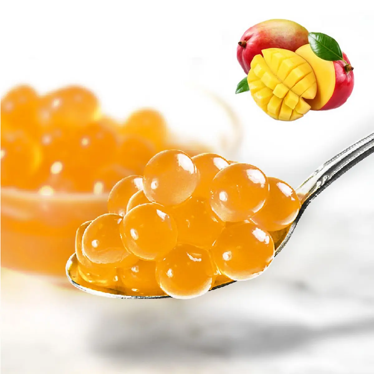 Passion Fruit Popping Boba