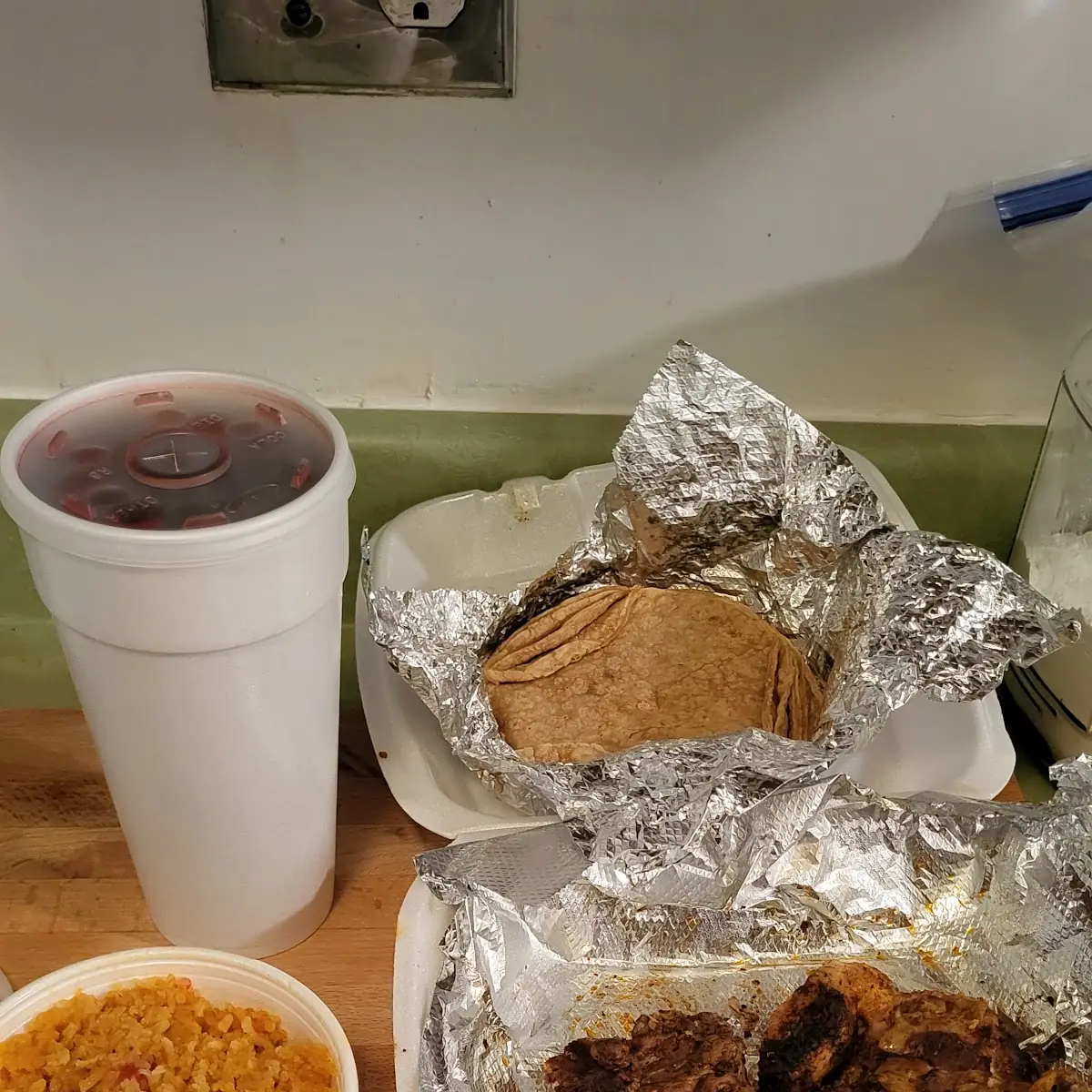 Half Chicken Rice Beans