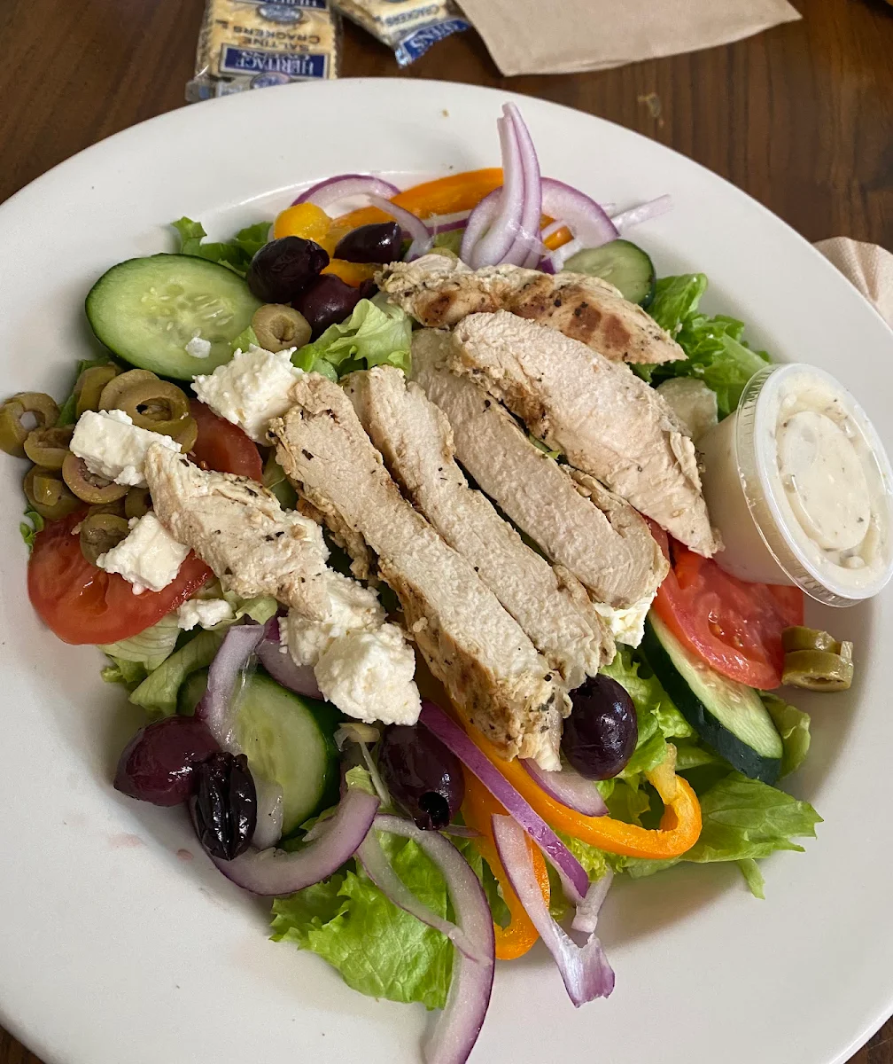Greek Salad with Chicken