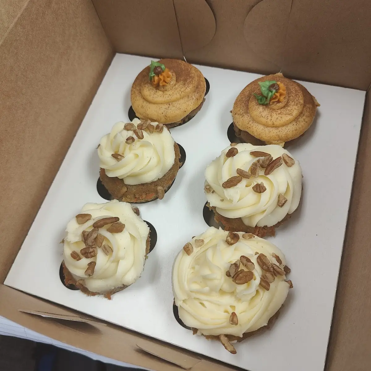 Pumpkin and Carrot Cake Cupcakes