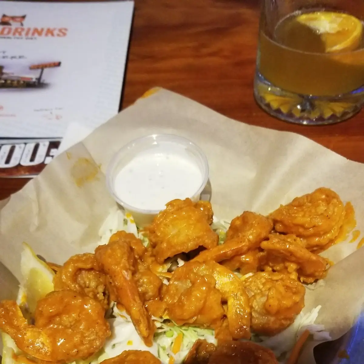 Buffalo Wings with Ranch Dressing