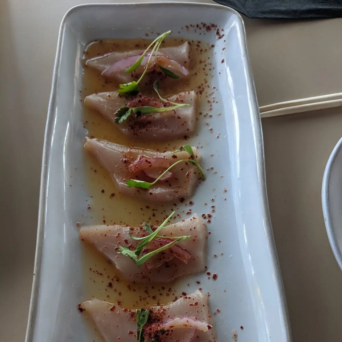 Yellowtail Sashimi