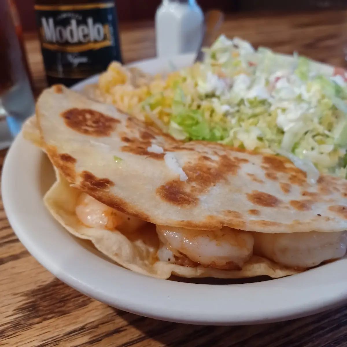Grilled Shrimp Quesadilla