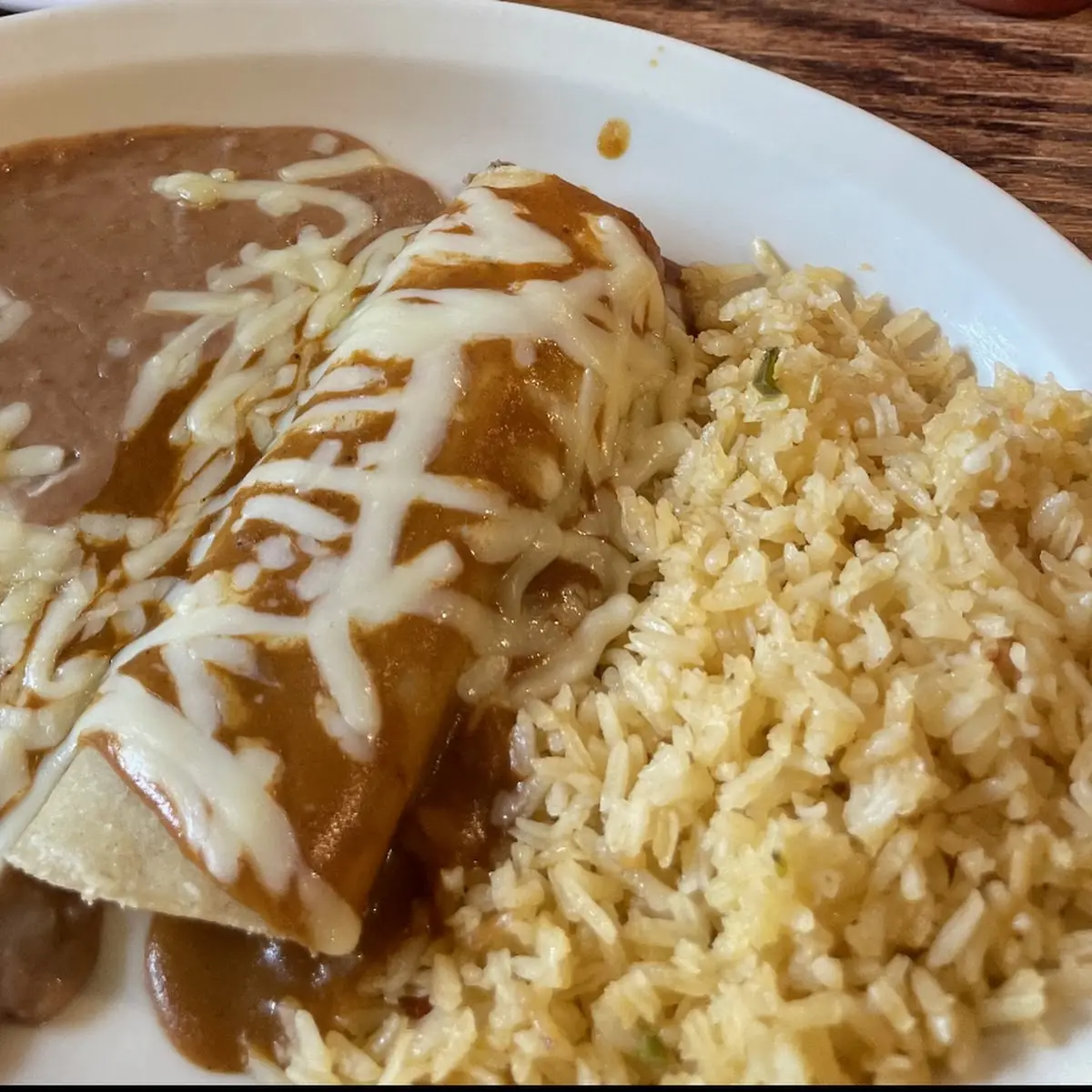 One Enchilada Rice & Beans