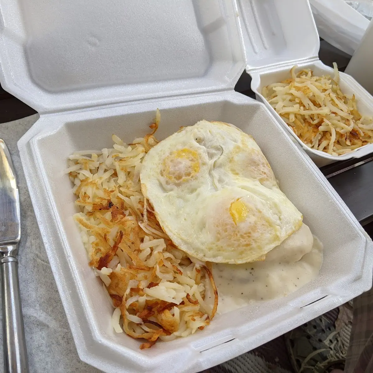 Smothered Biscuits & Gravy