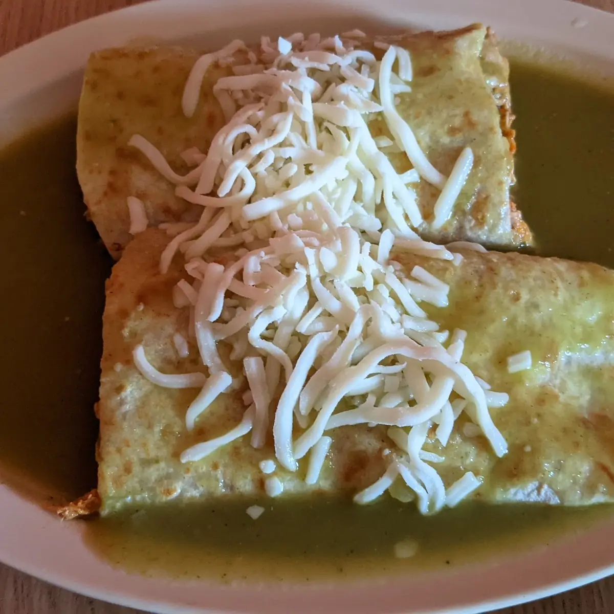 Verde Chicken Burrito