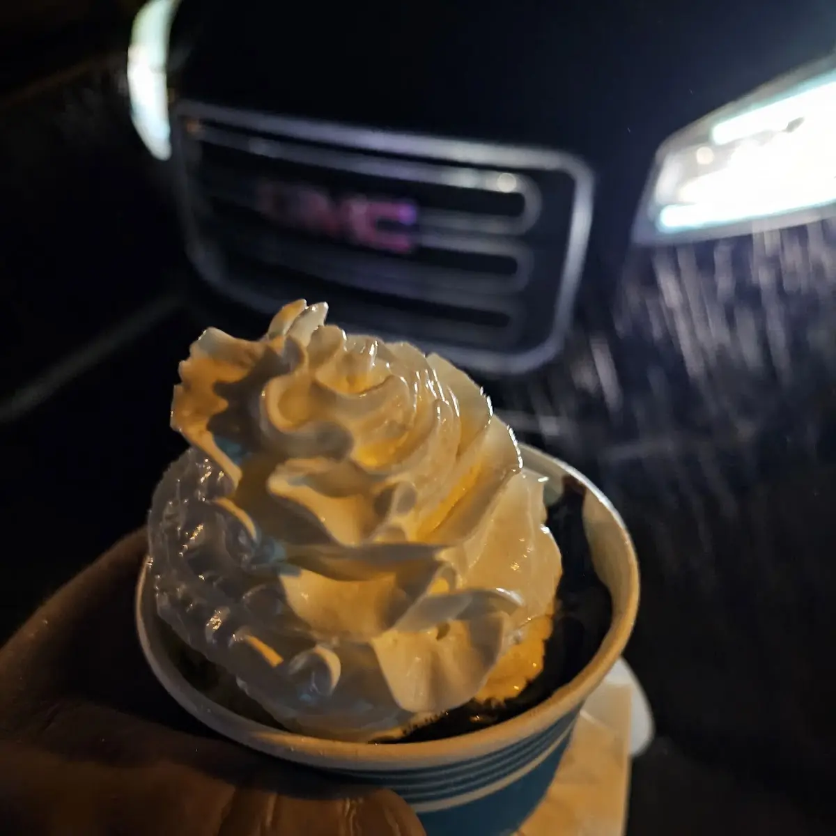 Apple Pie Ice Cream with Whipped Cream and Hot Fudge