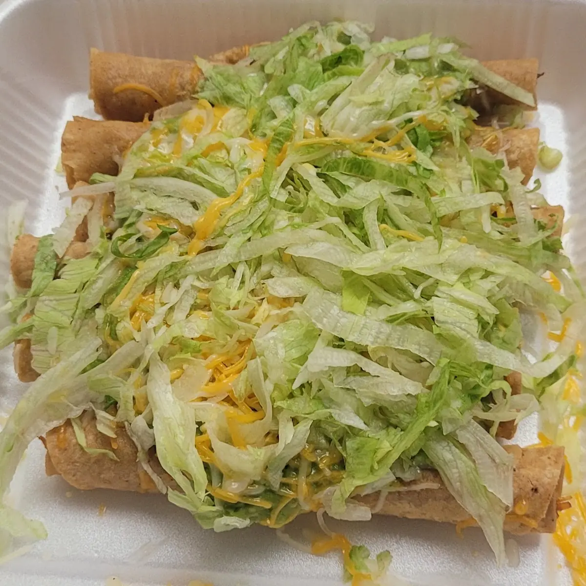 Rolled Chicken Tacos & Guacamole