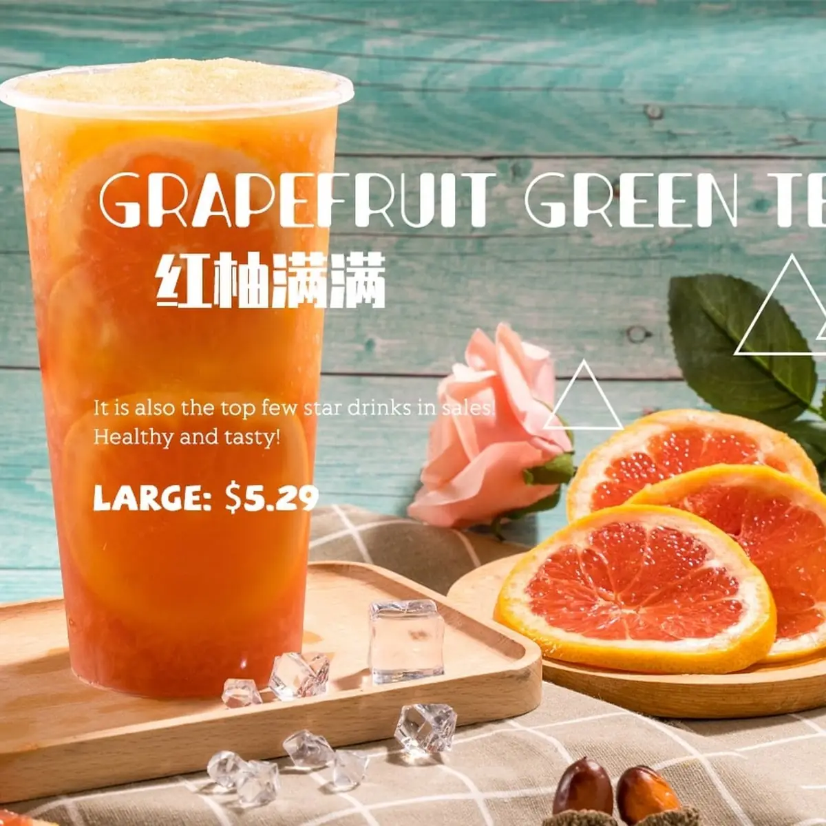 Grapefruit Green Tea
