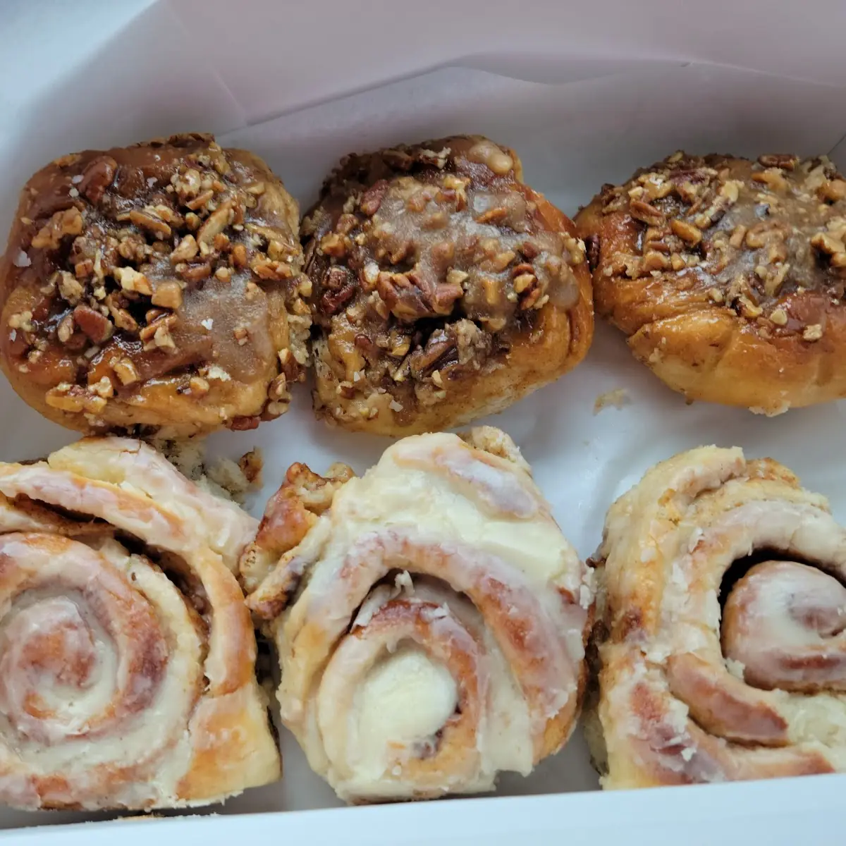 Cinnamon Roll and Pecan Cinnamon Roll
