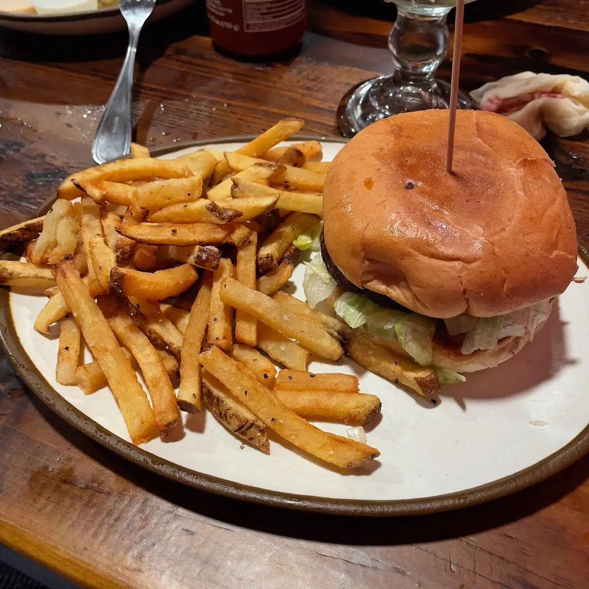 Portobello Veggie Burger