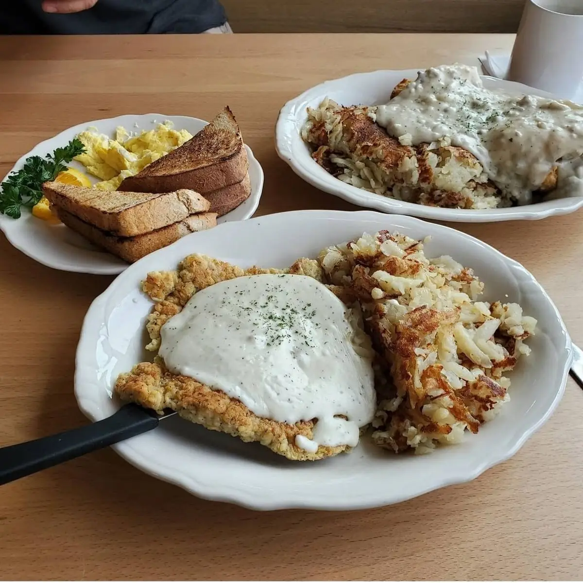 Chicken Fried Steak Breakfast