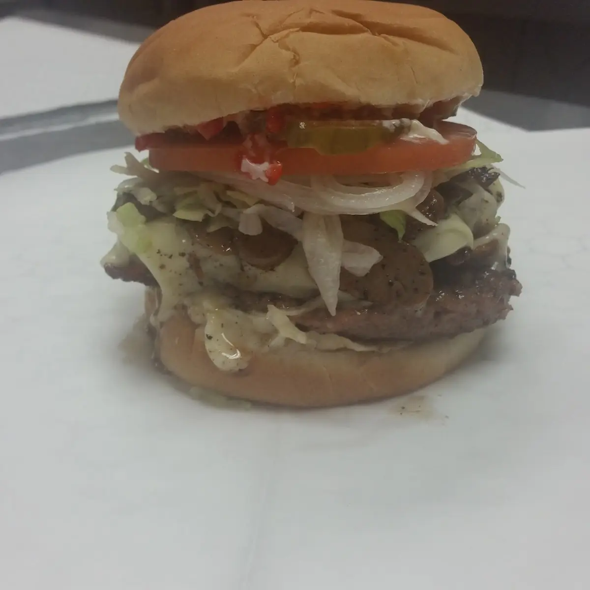 Bacon Cheeseburger with Mushrooms