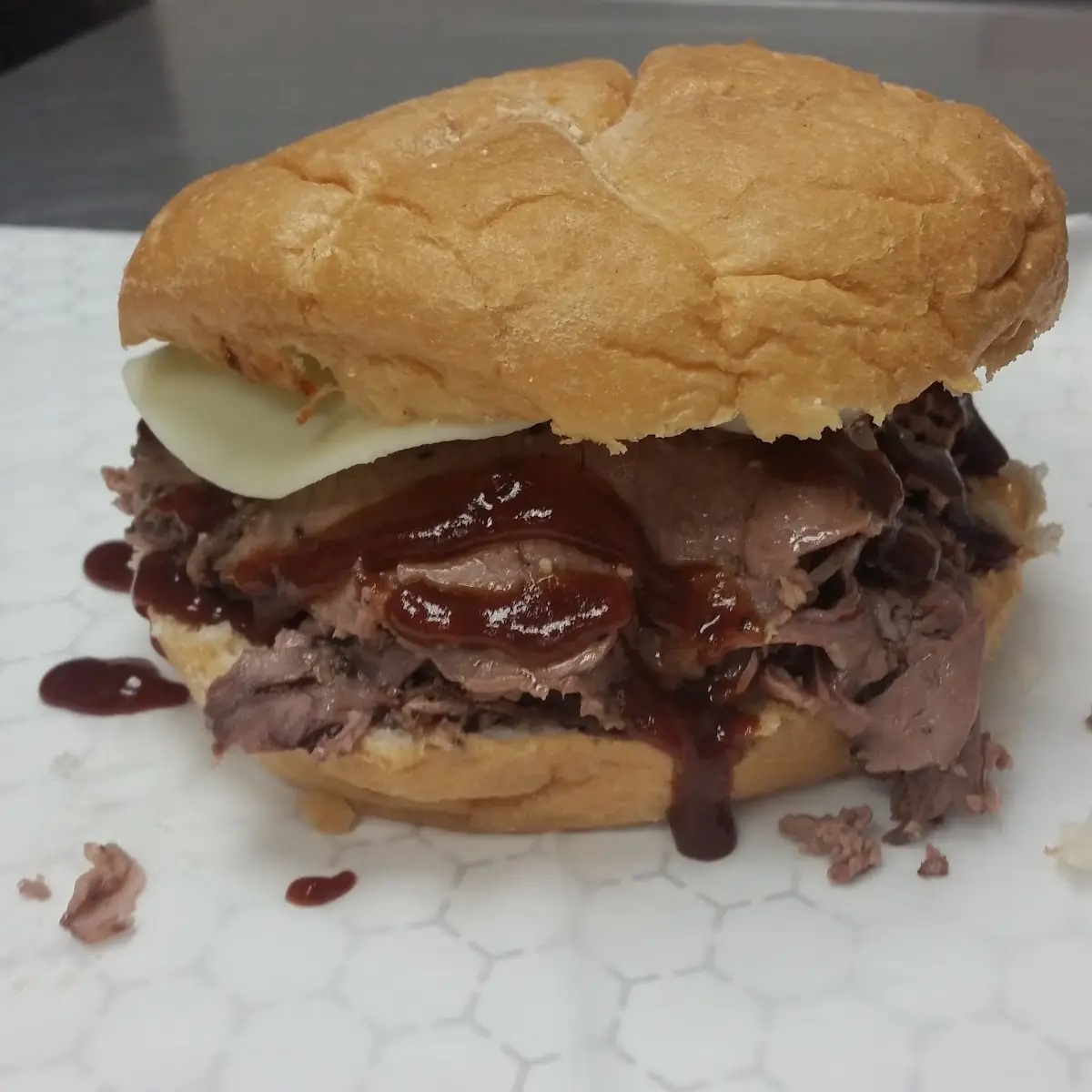 Pit Beef with BBQ Sauce