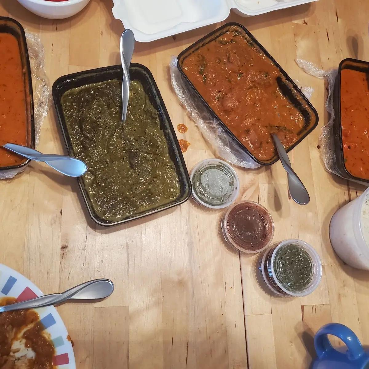 Butter Chicken Saag Paneer Chicken Curry