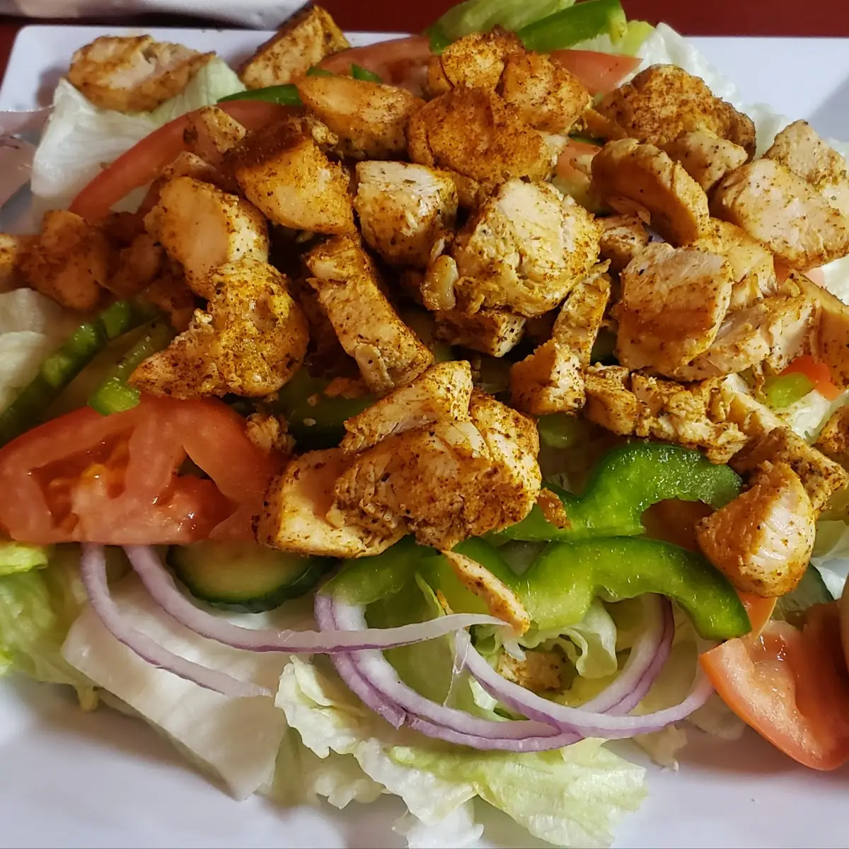 Pizza Tower Chicken Salad