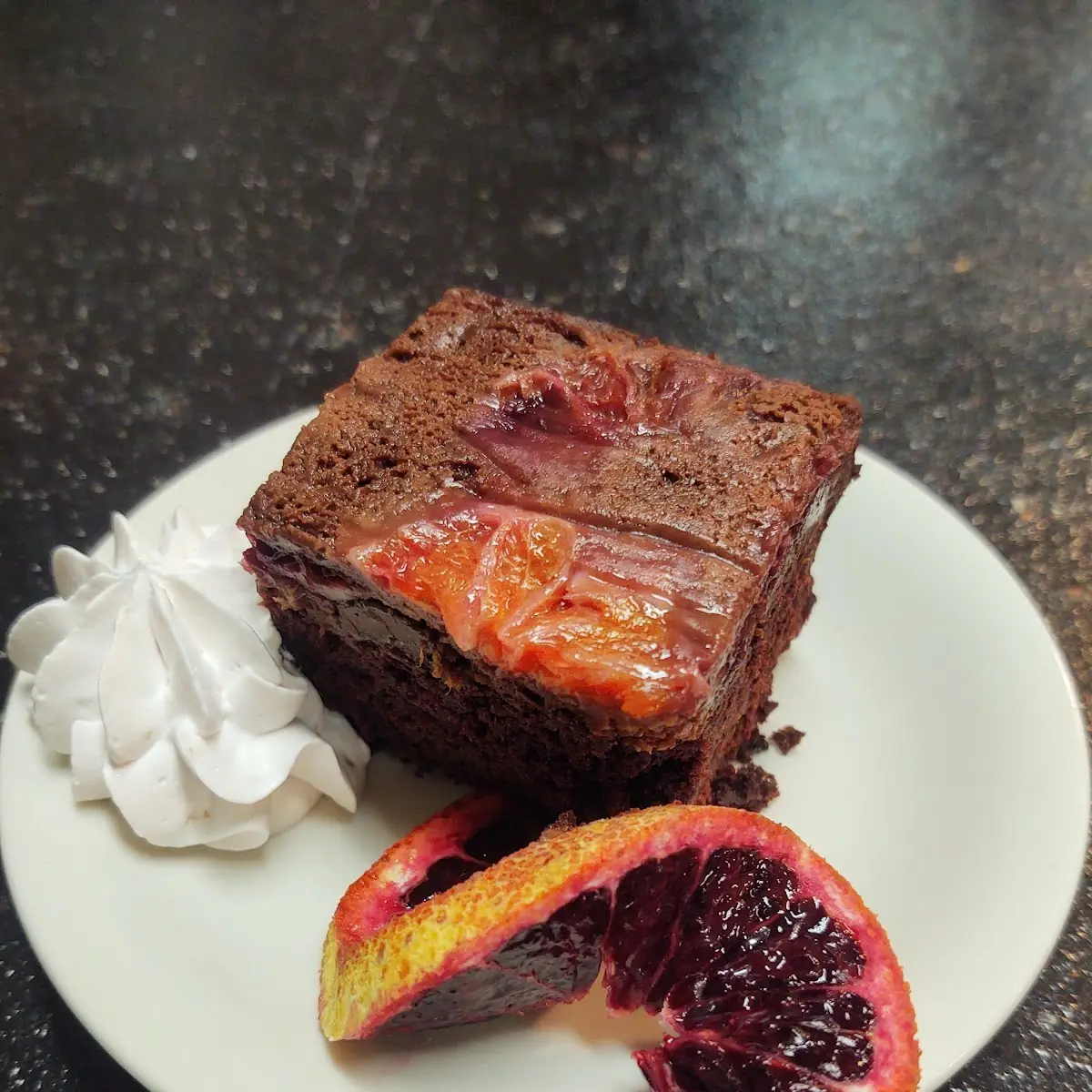 Blood Orange Chocolate Cake Special