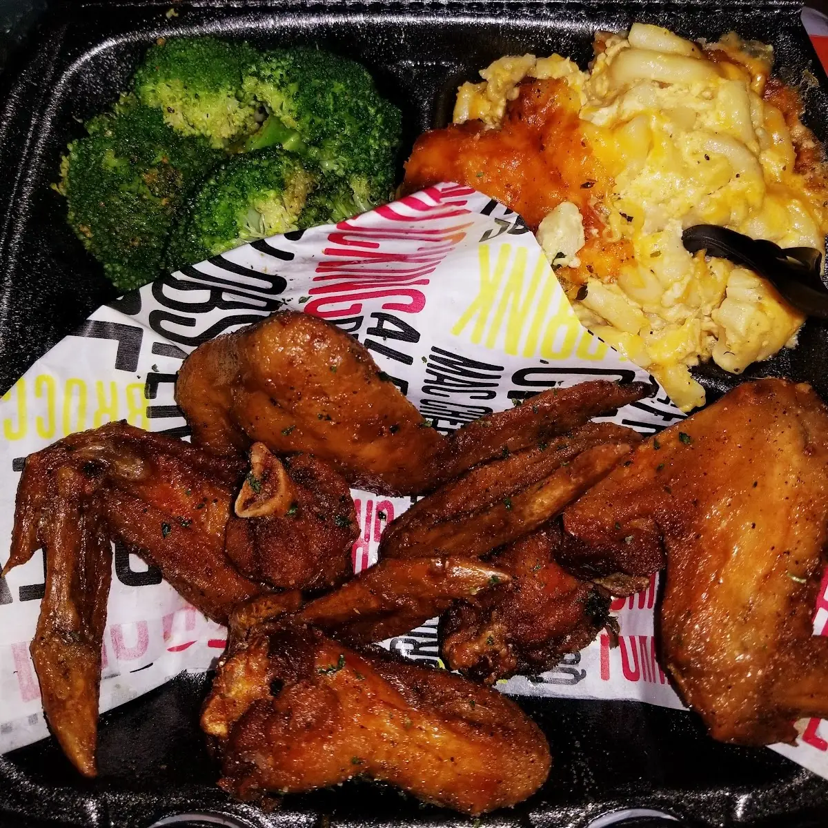 Lemon Pepper Wings Dinner