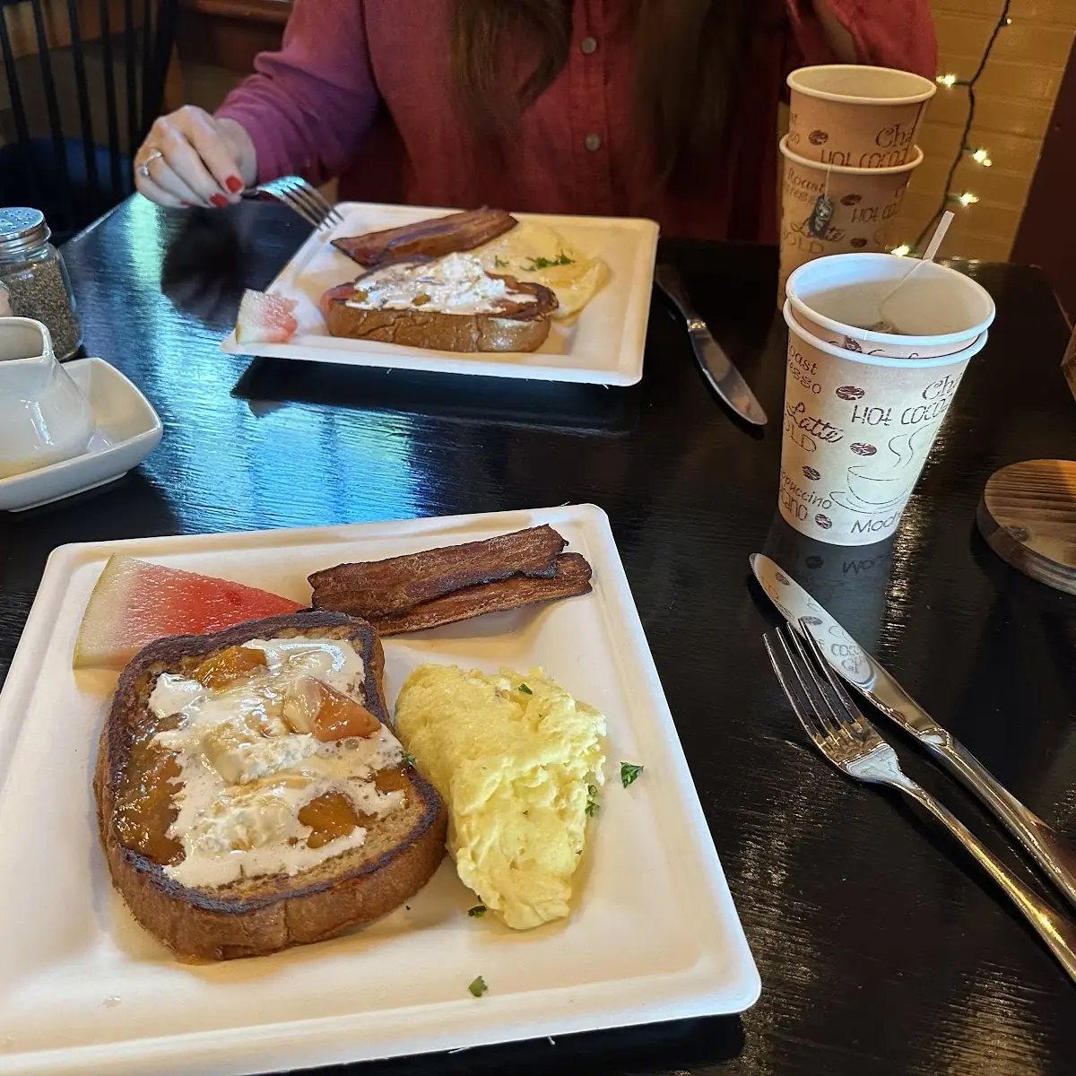 Scrambled Eggs French Toast