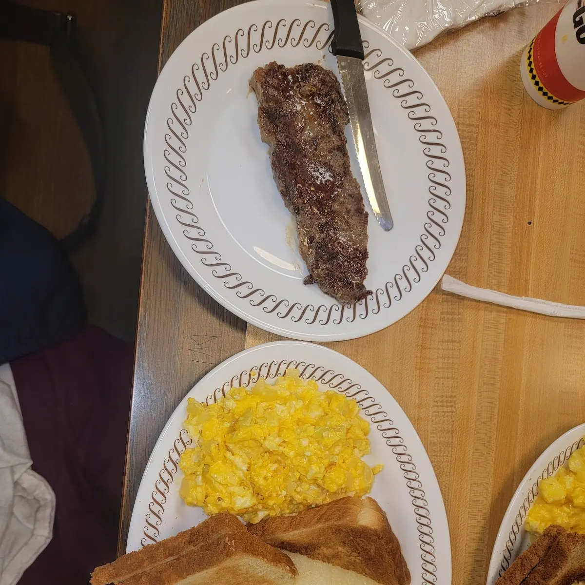 Steak Egg and Cheese Grits