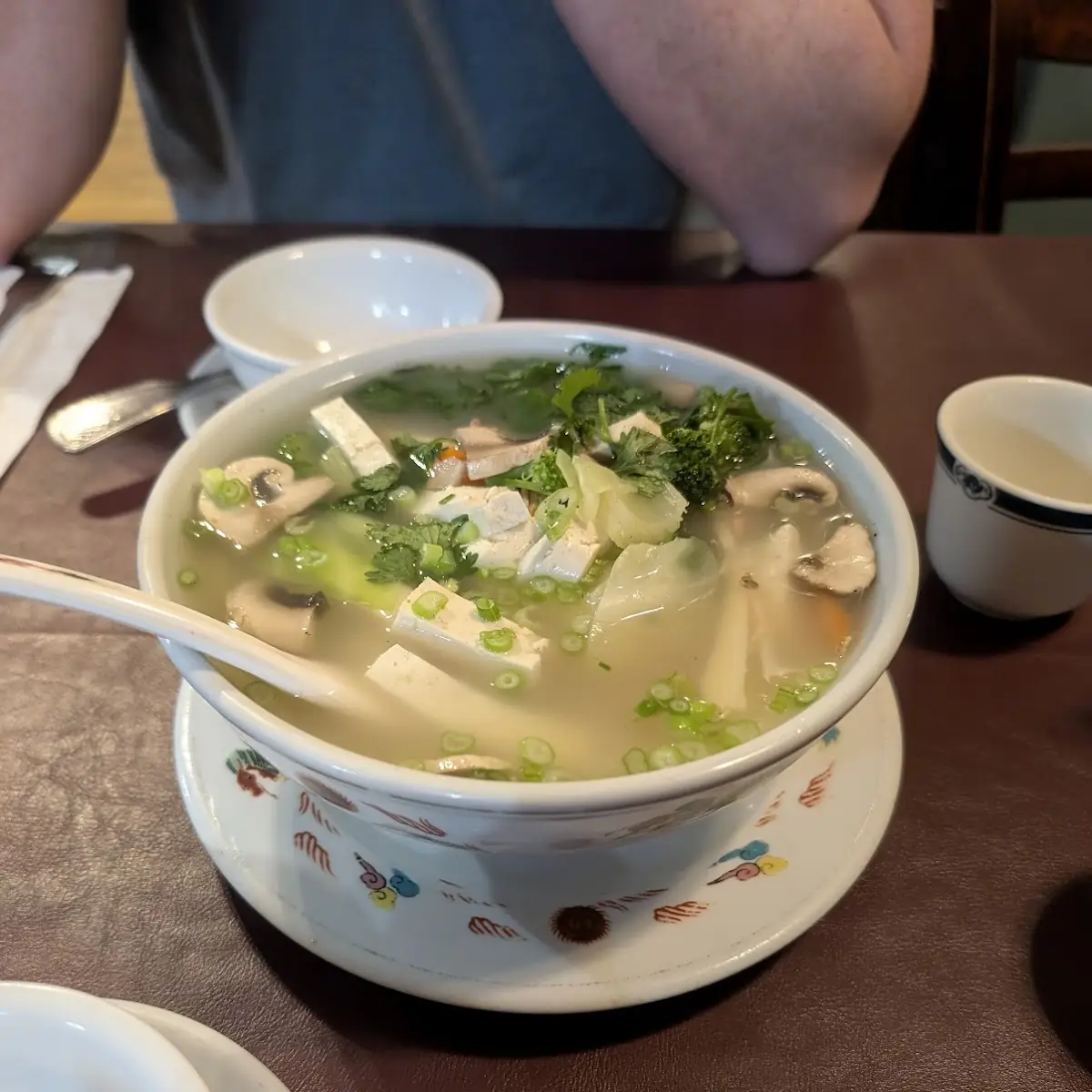 Vegetable Tofu Soup Vegetarian