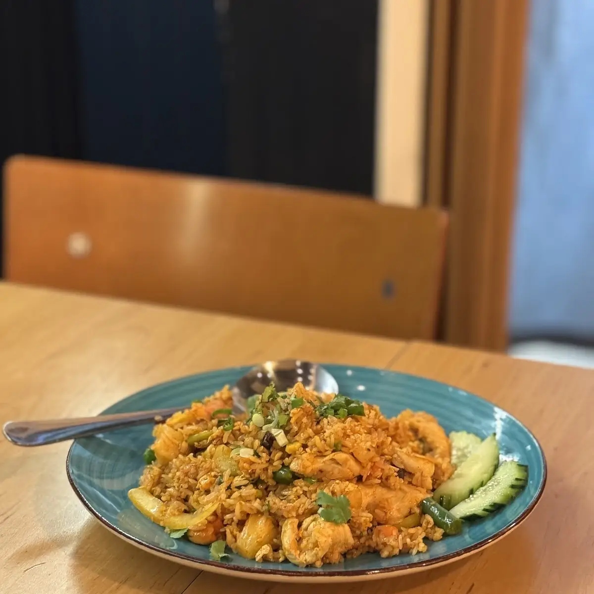 Pineapple Fried Rice with Chicken