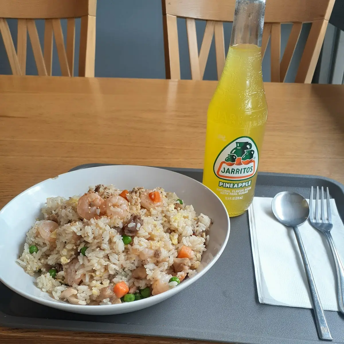 Combo Fried Rice with Jarritos Pineapple