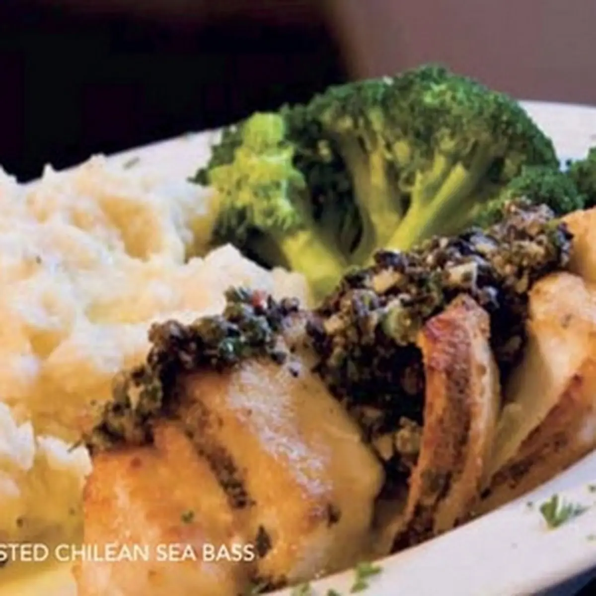 Herb Crusted Chilean Sea Bass
