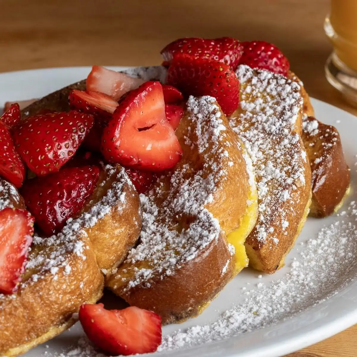 French Toast with Powdered Sugar