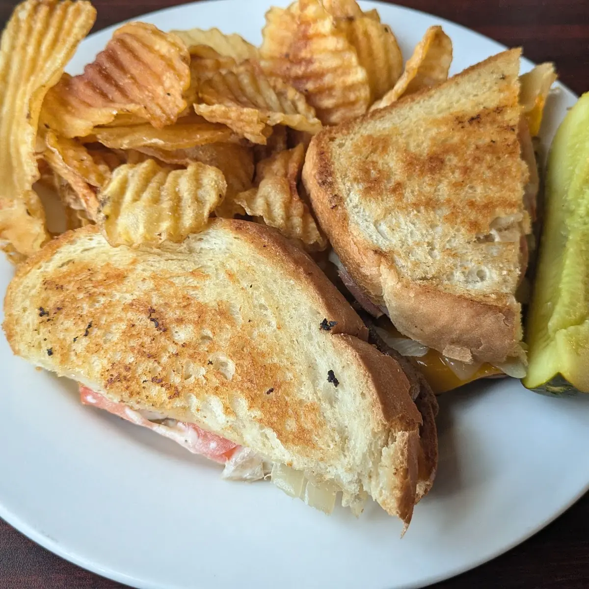 Kids Grilled Cheese with Chips