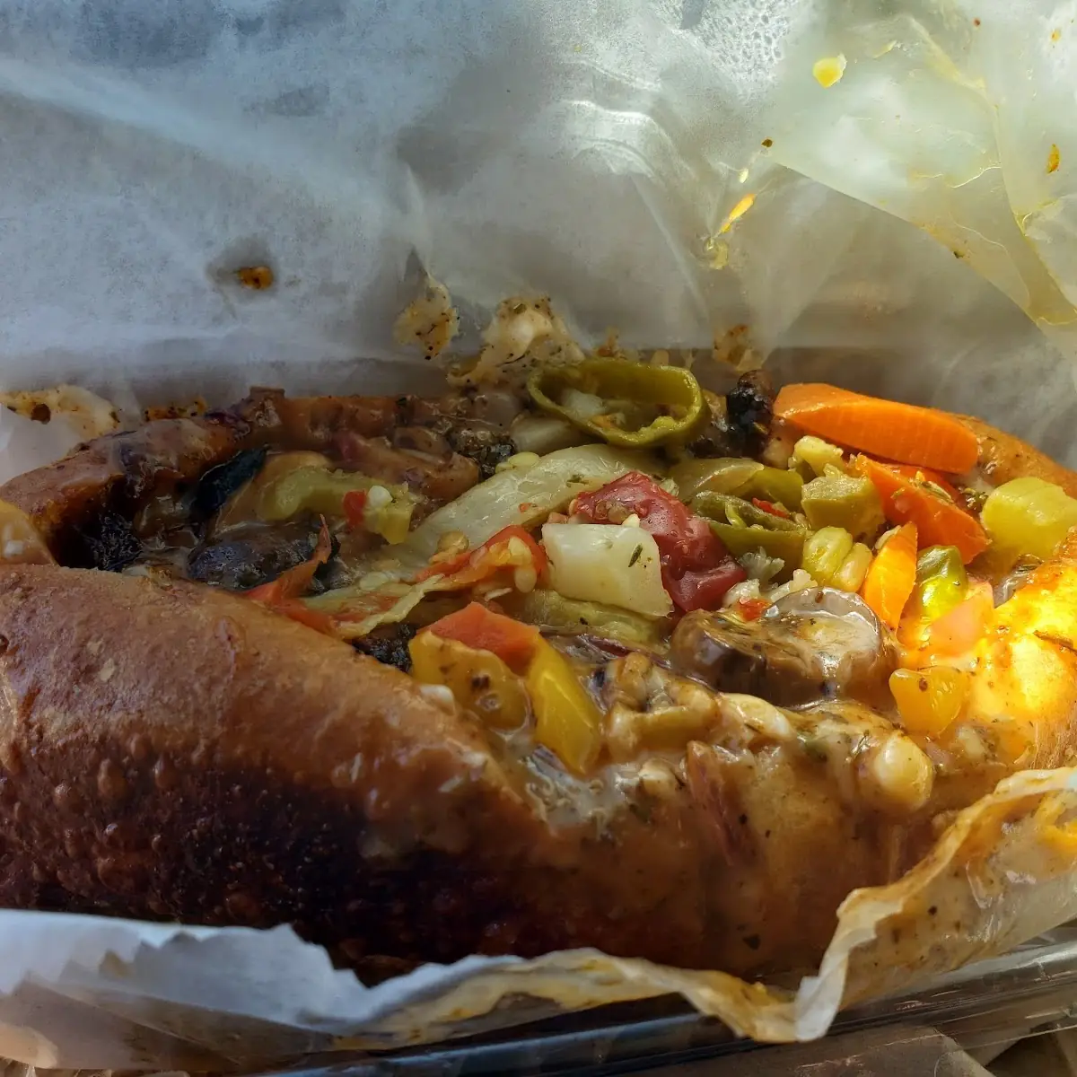 Mushroom Philly Cheesesteak