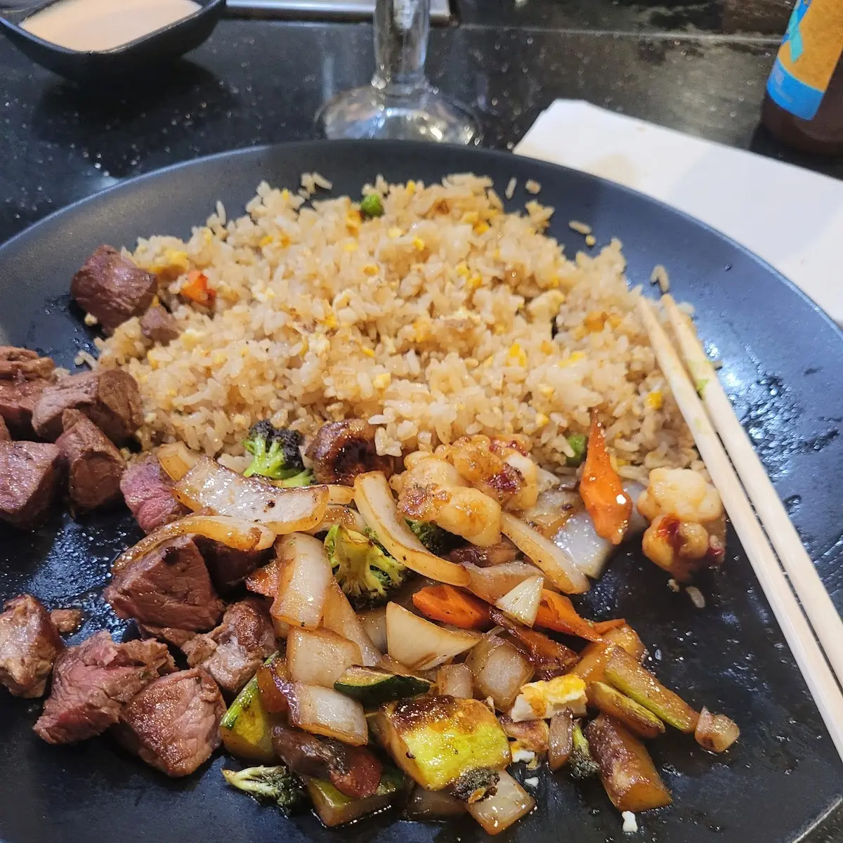 Hibachi Seafood Combination
