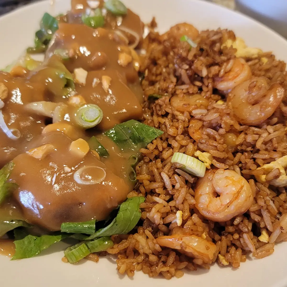 Pressed Duck with Shrimp Fried Rice
