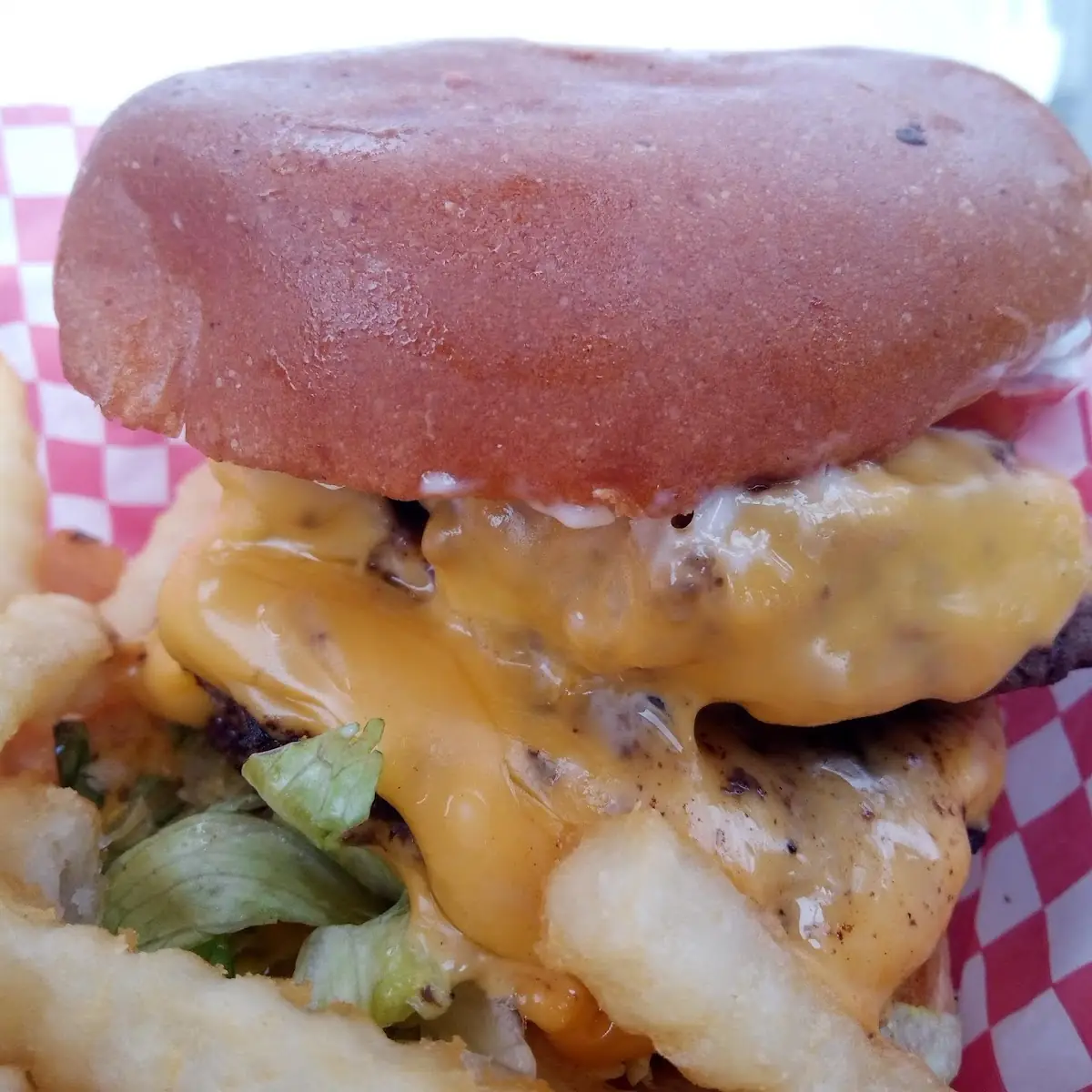 Double Cheeseburger and Fries