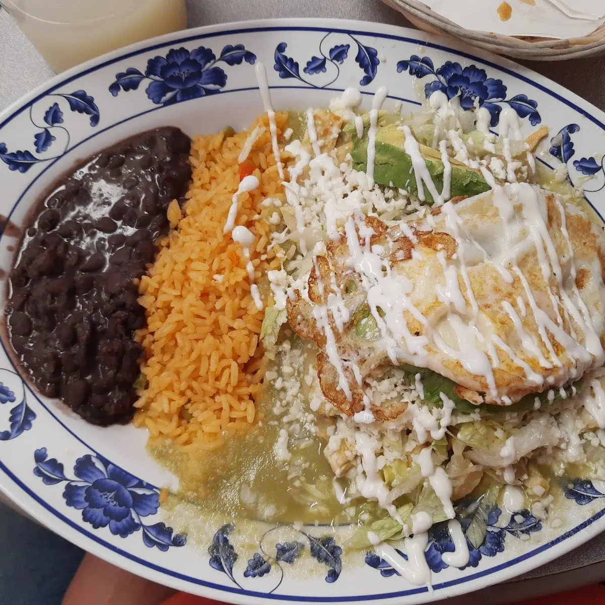 Enchiladas Verdes Con Pollo