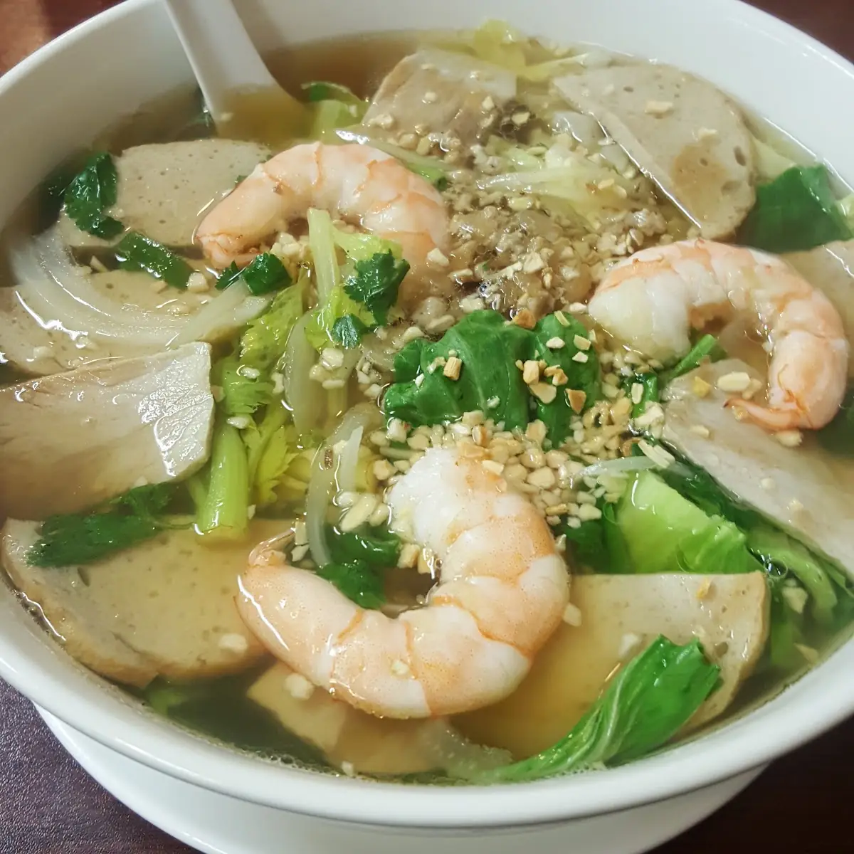 Pork and Shrimp Rice Noodles Pho
