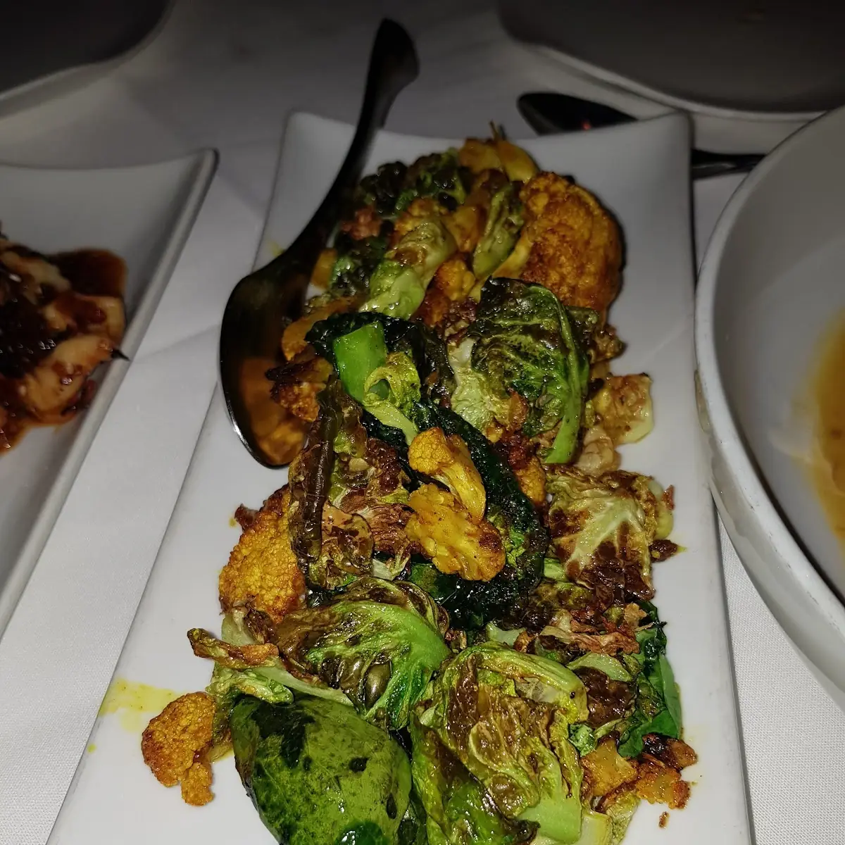 Roasted Cauliflower and Brussels Sprouts
