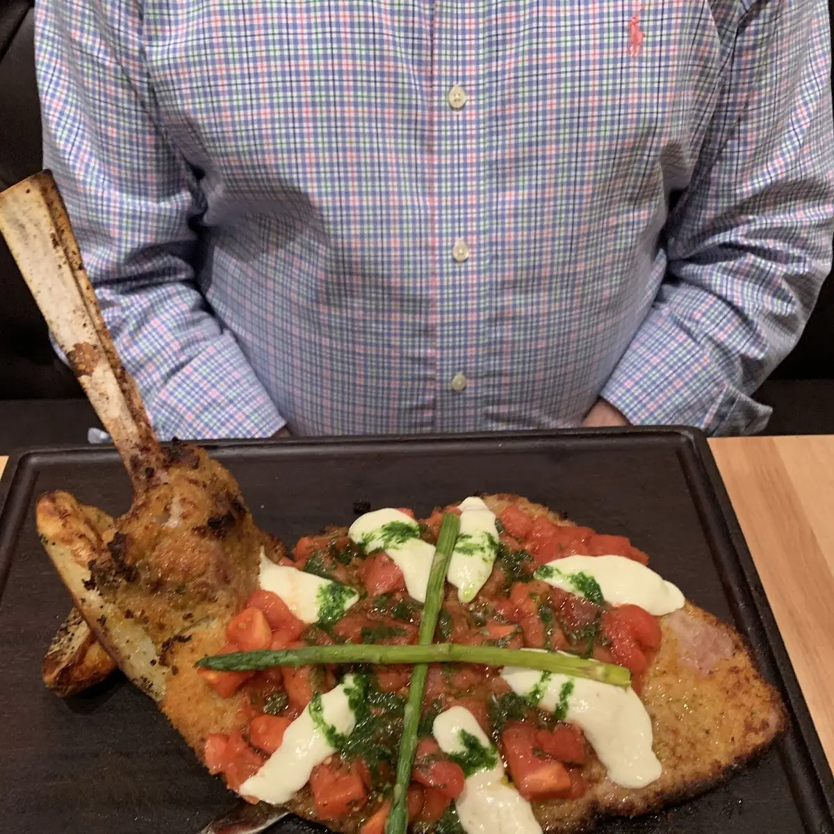 Veal Chop Alla Caprese