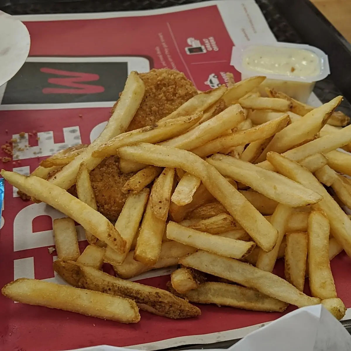 Fries and Chicken Nuggets