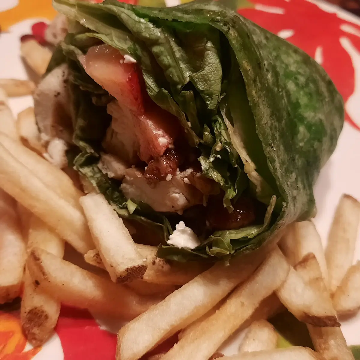 Grilled Chicken Strawberry Wrap