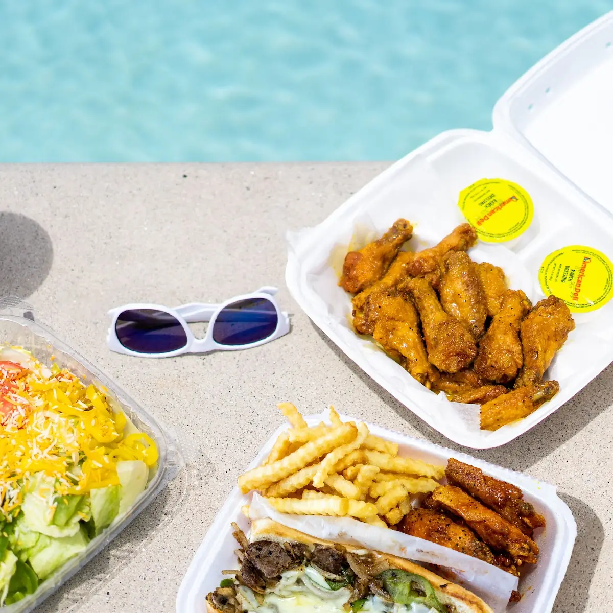 Gyro & 5 Piece Wing Combo