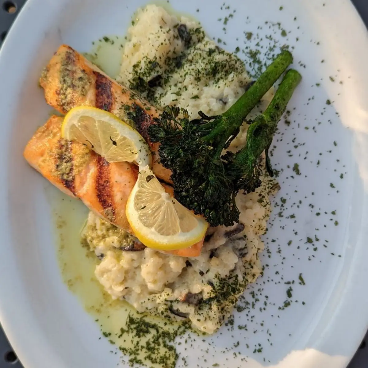 Herb Crusted Broiled Cod