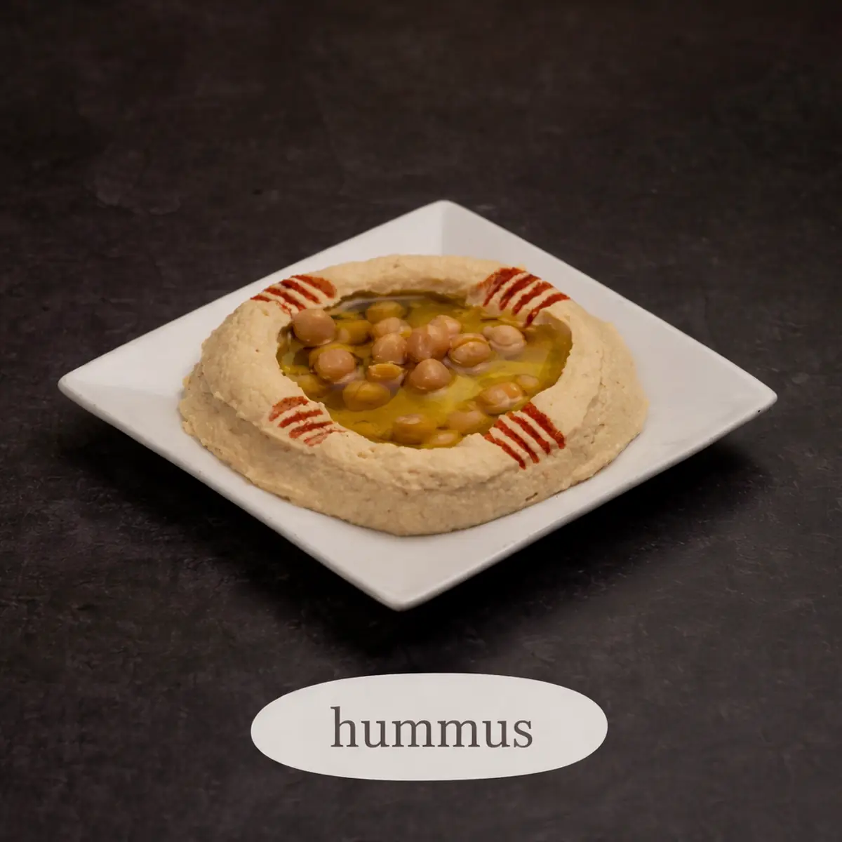 Hummus with Lamb & Fried Zaatar Bread