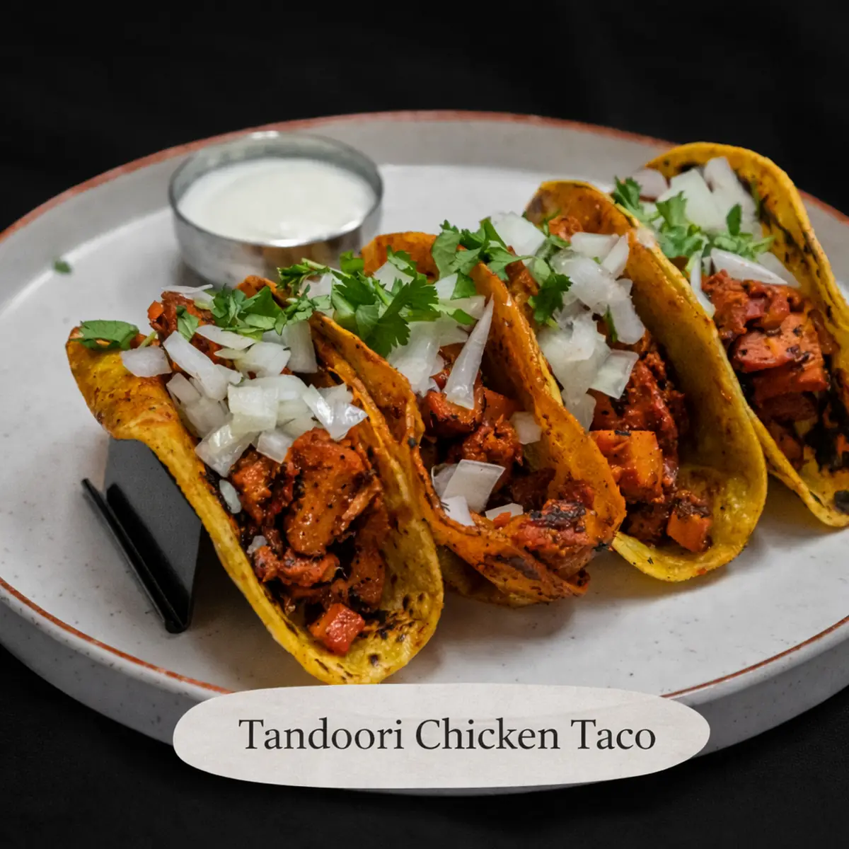 Tandoori Chicken Tacos 4pc