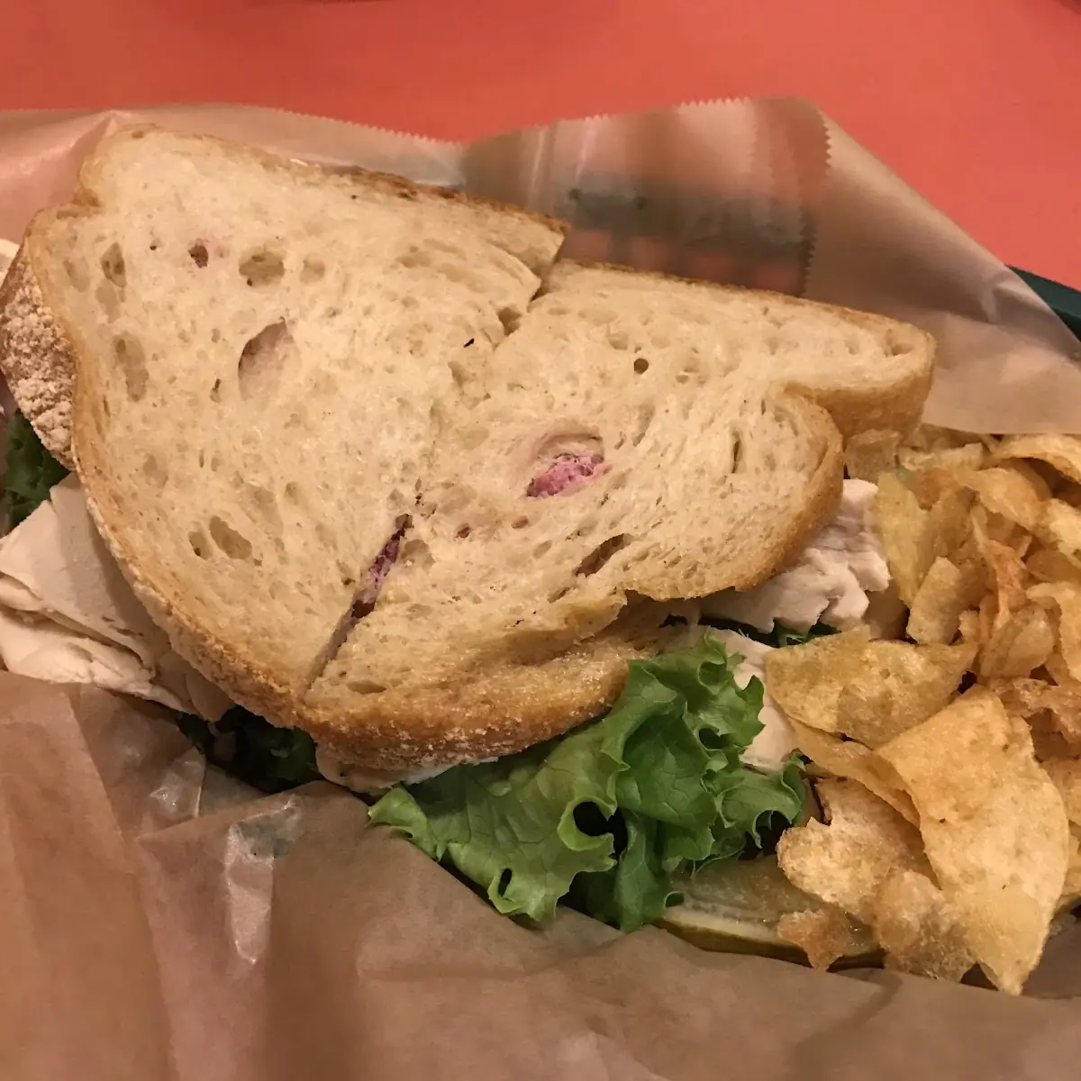 Cranberry Turkey Sandwich