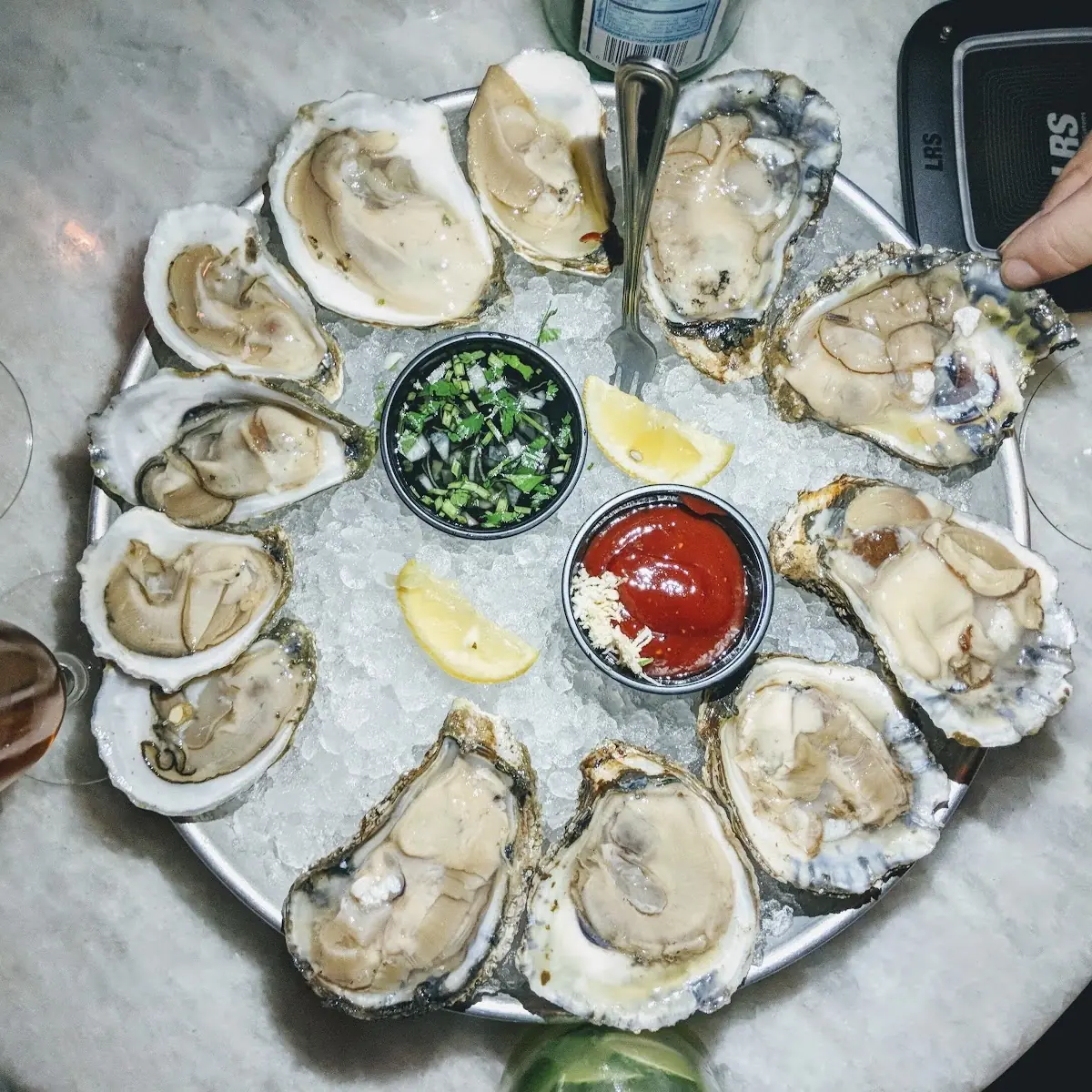 Raw Oysters on the Half Shell