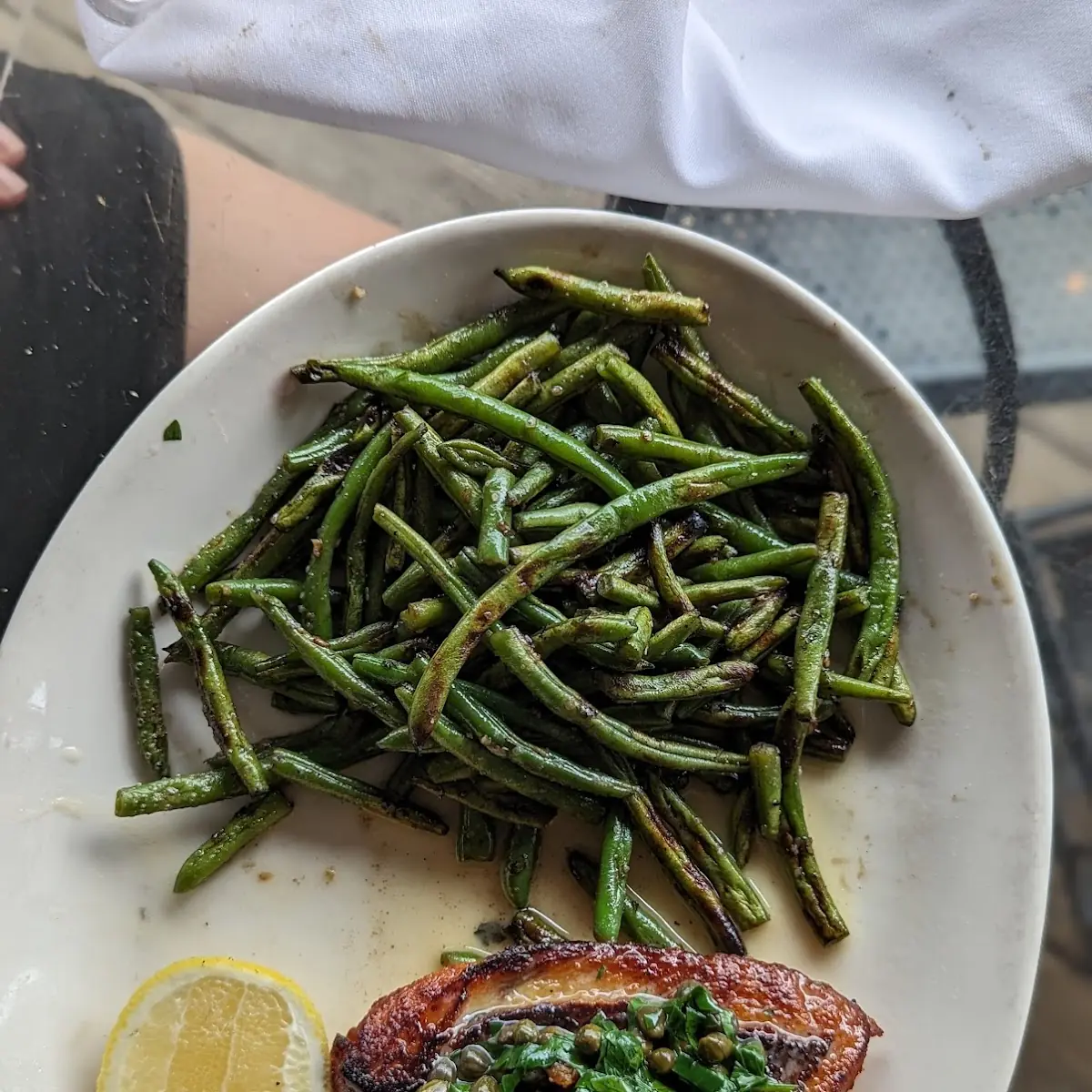 Wood Grilled Green Beans
