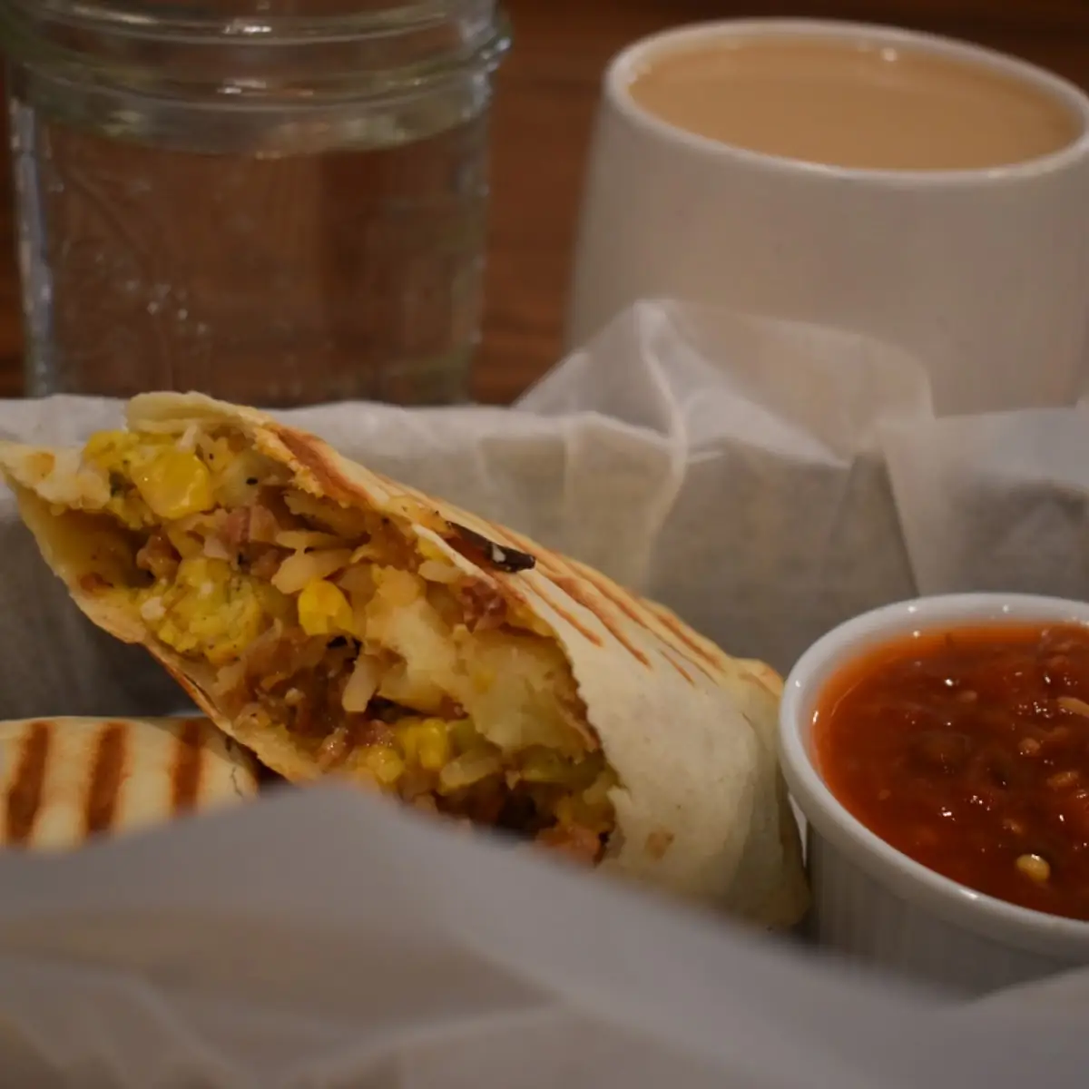 Grilled Breakfast Burrito